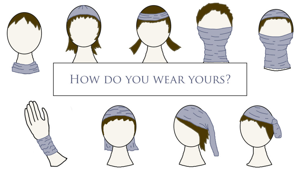 How Do You Wear Yours?  Ways in Which to Wear Your 'Buff'